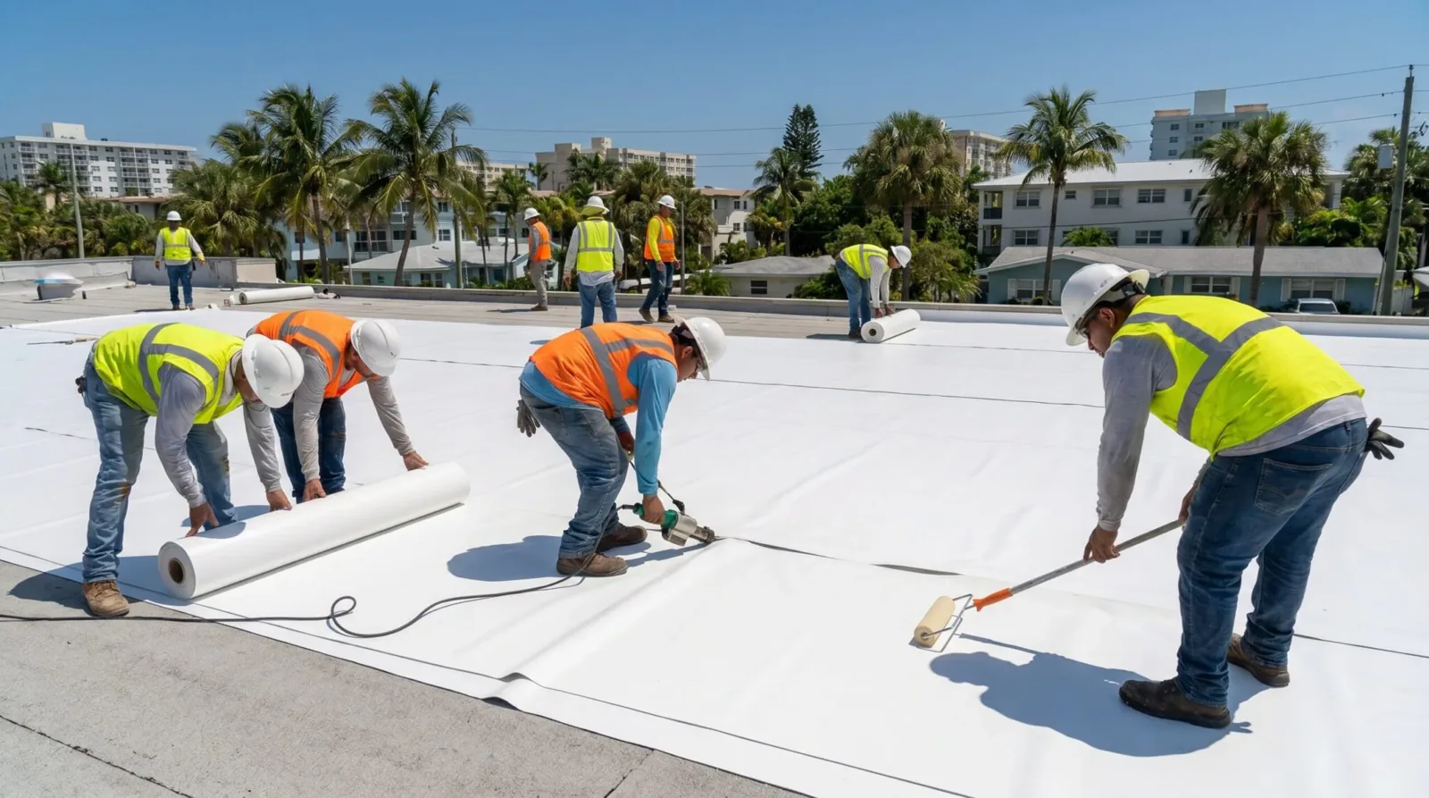 Commercial Roof Membrane Puncture Repair in Gainesville, FL