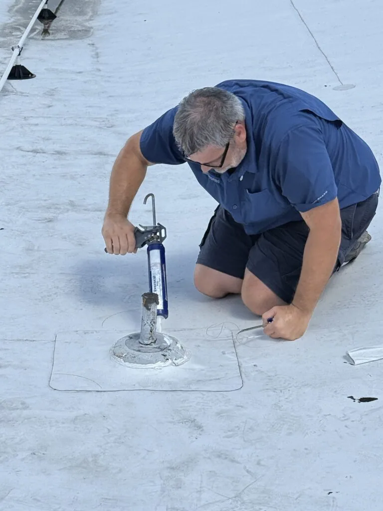Commercial roof inspection in Gainesville, FL